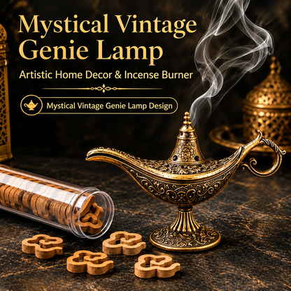 Vintage Aladdin Genie Lamp Incense Holder
