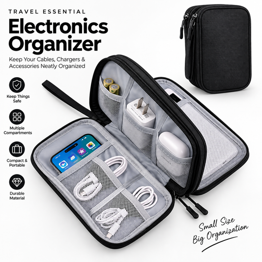 Travel Cable Organizer Pouch